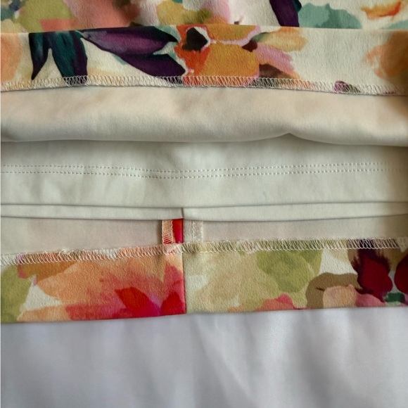 Calvin Klein Multicolor Floral Long Sleeve Dress 4 - Picture 6 of 11